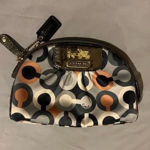 Coach small cosmetic bag